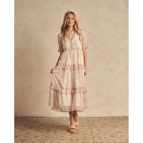 Noralee French Hydrangea Millie Womens Dress size large
